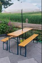 Biertafel set te huur, Ophalen, Zo goed als nieuw, Rechthoekig