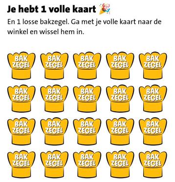 JUMBO bakzegels - digitale spaarkaarten beschikbaar voor biedingen