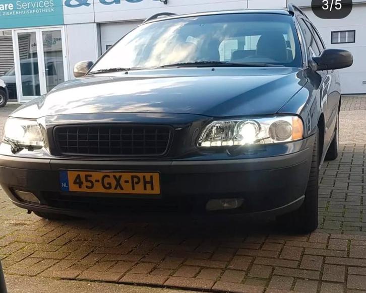 Volvo heldere V70 koplampen set  met led dag-rijverlichting., Auto-onderdelen, Verlichting, Volvo, Gebruikt, Ophalen of Verzenden