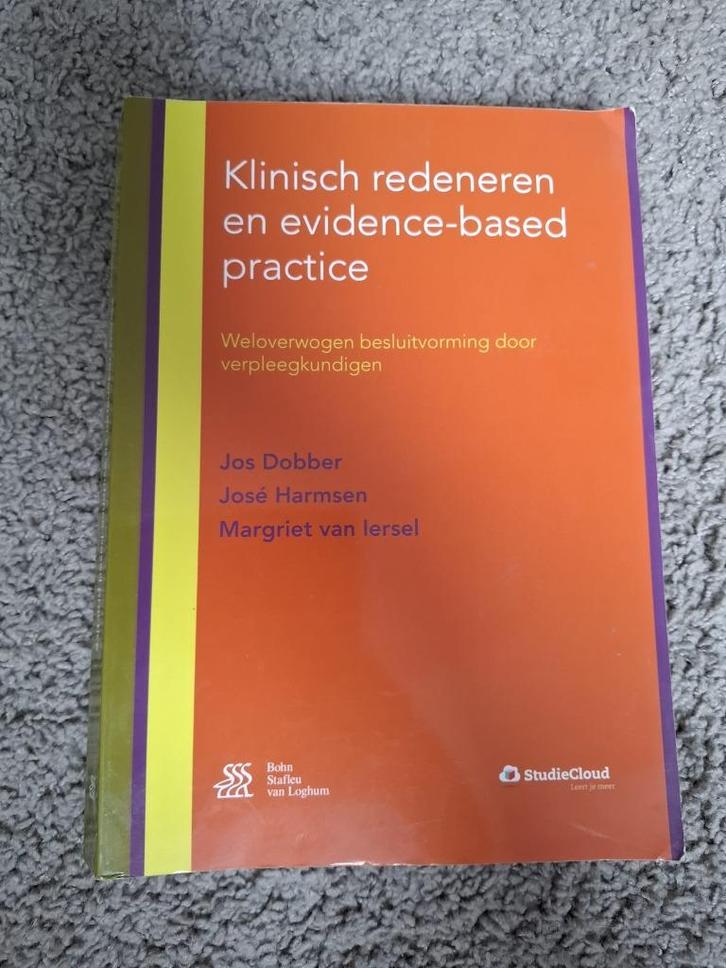 Klinisch redeneren en evidence-based practice, Boeken, Studieboeken en Cursussen, Zo goed als nieuw, HBO, Beta, Ophalen of Verzenden