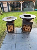 Ofyr 80 cortenstaal vuurbraai plancha barbecue bbq, Tuin en Terras, Houtskoolbarbecues, Ophalen