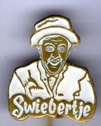 Swiebertje wit op koper TV figuur speldje ( T_024 ), Verzamelen, Speldjes, Pins en Buttons, Verzenden, Nieuw, Figuurtje, Speldje of Pin