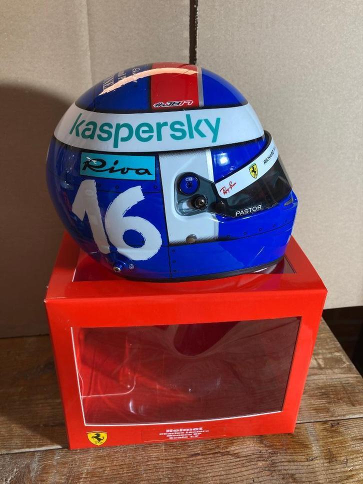 ✅ Charles Leclerc 1:2 helm Monaco 2021 Ferrari CL16 helmet, Verzamelen, Automerken, Motoren en Formule 1, Nieuw, Formule 1, Ophalen of Verzenden