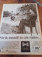 Advertentie van Solex bromfiets dan denk ik terug 1958, Ophalen of Verzenden, Zo goed als nieuw, Overige typen