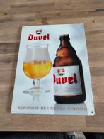 Originele Duvel reclame bord 30 cm bij 40, Verzamelen, Biermerken, Ophalen of Verzenden, Zo goed als nieuw, Reclamebord, Plaat of Schild