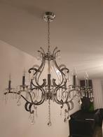 Echt Kristallen Kroonluchter - 8 Arms, Ophalen, Zo goed als nieuw, Glas, Klassiek