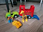 Lego Duplo 10550 Circustransport, Ophalen of Verzenden, Zo goed als nieuw, Complete set, Duplo