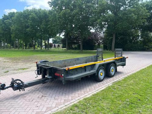 VELDHUIZEN Aanhanger dieplader 7.2 TON LUCHTREMMEN, Auto diversen, Aanhangers en Bagagewagens, Gebruikt