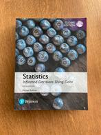 Statistics (ISBN 978-1-292-15711-5), Boeken, Studieboeken en Cursussen, Pearson, Zo goed als nieuw, Beta, HBO
