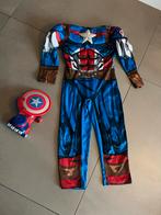 Captain America Pak 7/8 jaar + Nerf Schild, Ophalen of Verzenden, Zo goed als nieuw, 122 t/m 128, Jongen of Meisje