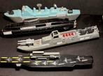 Vintage Oorlogsschepen UK Plastic 70s 4 stuks, Ophalen of Verzenden, Gebruikt, Overige typen