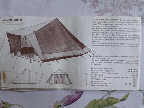 Albatros Junior Tent - De Waard, Caravans en Kamperen, Tenten, tot en met 4, Gebruikt, Ophalen