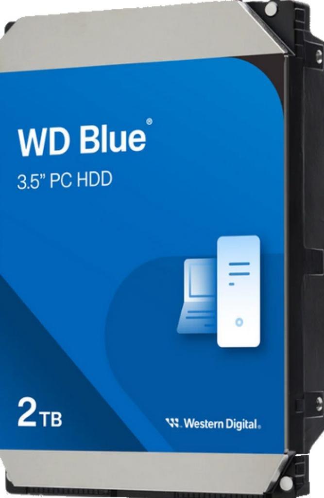 WD Blue WD20EZBX 2TB - Vaste schijf, Computers en Software, Harde schijven, Nieuw, Desktop, Intern, HDD, SATA, Ophalen of Verzenden