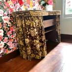 Vintage curved make up tafel / bureau / console tafel, Antiek en Kunst, Antiek | Meubels | Tafels, Ophalen