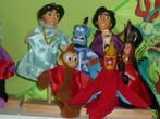 Aladdin Handpoppen serie (alle 6), Verzamelen, Disney, Ophalen of Verzenden, Overige figuren, Zo goed als nieuw, Beeldje of Figuurtje