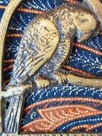 Mooi antiek papegaai kleppermannetje uit Engeland 9,4 cm., Ophalen of Verzenden, Koper