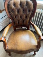 Te koop  fauteuil engelse stijl, Huis en Inrichting, Fauteuils, Ophalen, 75 tot 100 cm