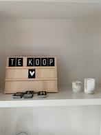 Letterplankje, Huis en Inrichting, Woonaccessoires | Tekstborden en Spreuken, Ophalen of Verzenden, Zo goed als nieuw