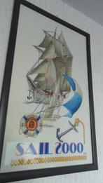 schilderij geborduurd sail 2000, Ophalen