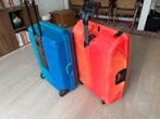 Twee grote koffers  Carlton + Samsonite, Wieltjes, Gebruikt, Hard kunststof, 45 tot 55 cm