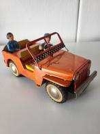 Vintage Blikken Jeep - 17 cm, Antiek en Kunst, Antiek | Speelgoed, Ophalen of Verzenden