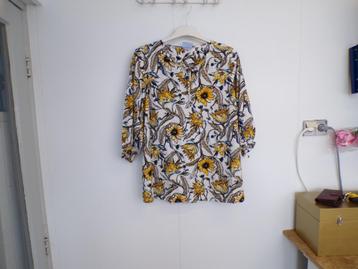 Leuk tuniek wit/multicolor Zhenzi maat S 42/44 nieuw! beschikbaar voor biedingen