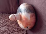 Uniek keramisch object met stop – Raku / Pit Fire stijl, Antiek en Kunst, Ophalen of Verzenden
