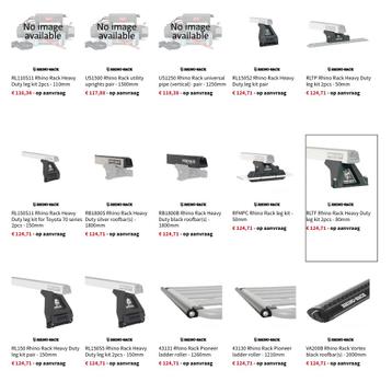 Rhino Rack Producten Roof rack Reserve onderdelen Spare Part beschikbaar voor biedingen