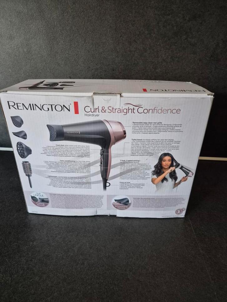 Remington Curl & Straight Confidence Föhn, Witgoed en Apparatuur, Persoonlijke-verzorgingsapparatuur, Zo goed als nieuw, Haarverzorging