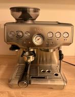 SAGE The Barista Express Stainless Steel, Ophalen, Espresso apparaat, Koffiebonen, Zo goed als nieuw