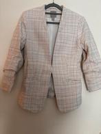 Beige blazer boucle stof, Kleding | Dames, Verzenden, Zo goed als nieuw, Beige