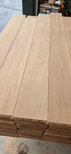 39,5M2 massief jatoba tropisch hardhout vloer #VERNIEUWD#, Gebruikt, 10 tot 30 cm, Hout, 150 cm of meer