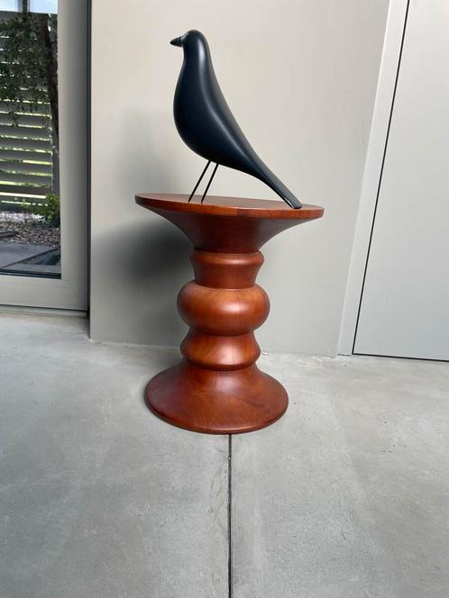 Vitra Stool B Replica - Houten Bijzettafel/Krukje, Huis en Inrichting, Tafels | Bijzettafels, Gebruikt, Rond, Minder dan 45 cm