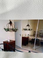 Klassiek, romantische hanglamp, Ophalen, 50 tot 75 cm, Glas, Klassiek, Romantische