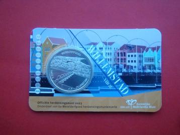 Nederland 5 Euromunt UNC coincard Willemstad vijfje 2023.   beschikbaar voor biedingen