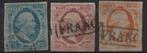 1-2-3 gebruikt (goed gerand Willem III 1852 Cat. € 240,- ), Postzegels en Munten, Postzegels | Nederland, Verzenden, T/m 1940