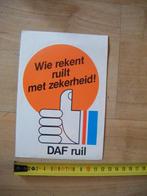 10 verschillende oude DAF stickers,trucks,familiedag,DAF rui, Ophalen of Verzenden, Zo goed als nieuw