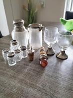 Antieke zilveren glas werk., Antiek en Kunst, Ophalen of Verzenden, Zilver