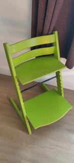 Trip Trap kinderstoel groen lime Stokke, Ophalen, Gebruikt, Meegroeistoel