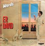 Single (1982) F.R. David - Words (Carrere 248), Overige formaten, Gebruikt, Ophalen of Verzenden, 1980 tot 2000