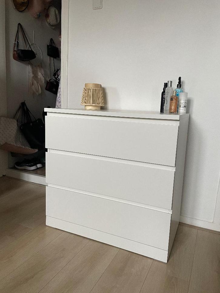 IKEA malm ladekast, Huis en Inrichting, Kasten | Ladekasten, Zo goed als nieuw, Minder dan 100 cm, 50 tot 100 cm, 25 tot 50 cm