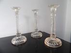 Art Deco Set Kandelaars, Scailmont/Durover, Ophalen of Verzenden, Glas