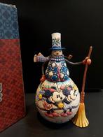 Jim Shore Disney Traditions Mickey Mouse Sneeuwpop, Ophalen, Mickey Mouse, Zo goed als nieuw, Beeldje of Figuurtje