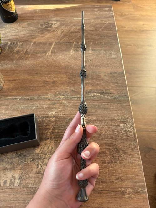 Wand van Dumbledore uit HP studio in Londen, Verzamelen, Harry Potter, Zo goed als nieuw, Replica, Ophalen of Verzenden