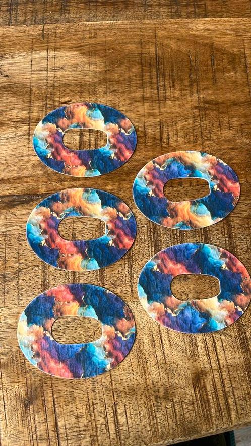Dexcom G6 fixtapes van Diasticker (colorful smoke), Diversen, Verpleegmiddelen, Nieuw, Ophalen of Verzenden