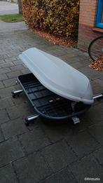 Dakkoffer + Dakdragers tot 111cm - Open Dakrail, Auto diversen, Dakkoffers, Ophalen