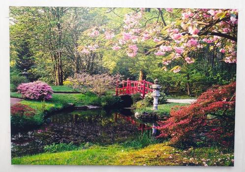 Erg mooi groot (2m) tuinschilderij "Japanse Tuin"  Den Haag, Tuin en Terras, Tuinwanddecoratie, Zo goed als nieuw, Ophalen