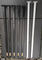 Tafelpoot bureaupoot diverse metaal aluminium 70cm en 80cm, Huis en Inrichting, Tafelonderdelen, Tafelpoot, 50 tot 100 cm, Ophalen of Verzenden