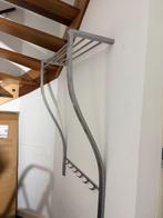 Aluminium Kapstok met Haken & 9 Hangers, Huis en Inrichting, Woonaccessoires | Kapstokken, Gebruikt, Minder dan 100 cm, Metaal