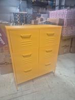 Gele metalen ladekast van VidaXL, Ophalen, Nieuw, Industrieel